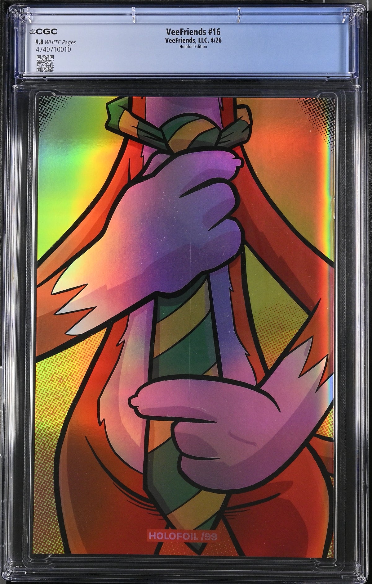 CGC Slab - 2026 VeeFriends #16 Witty & Gritty Holofoil /99 [9.8] back