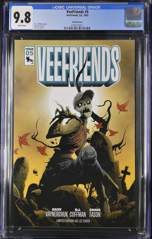 CGC Slab - 2025 VeeFriends #5 Motivated Monster Cover B [9.8] front
