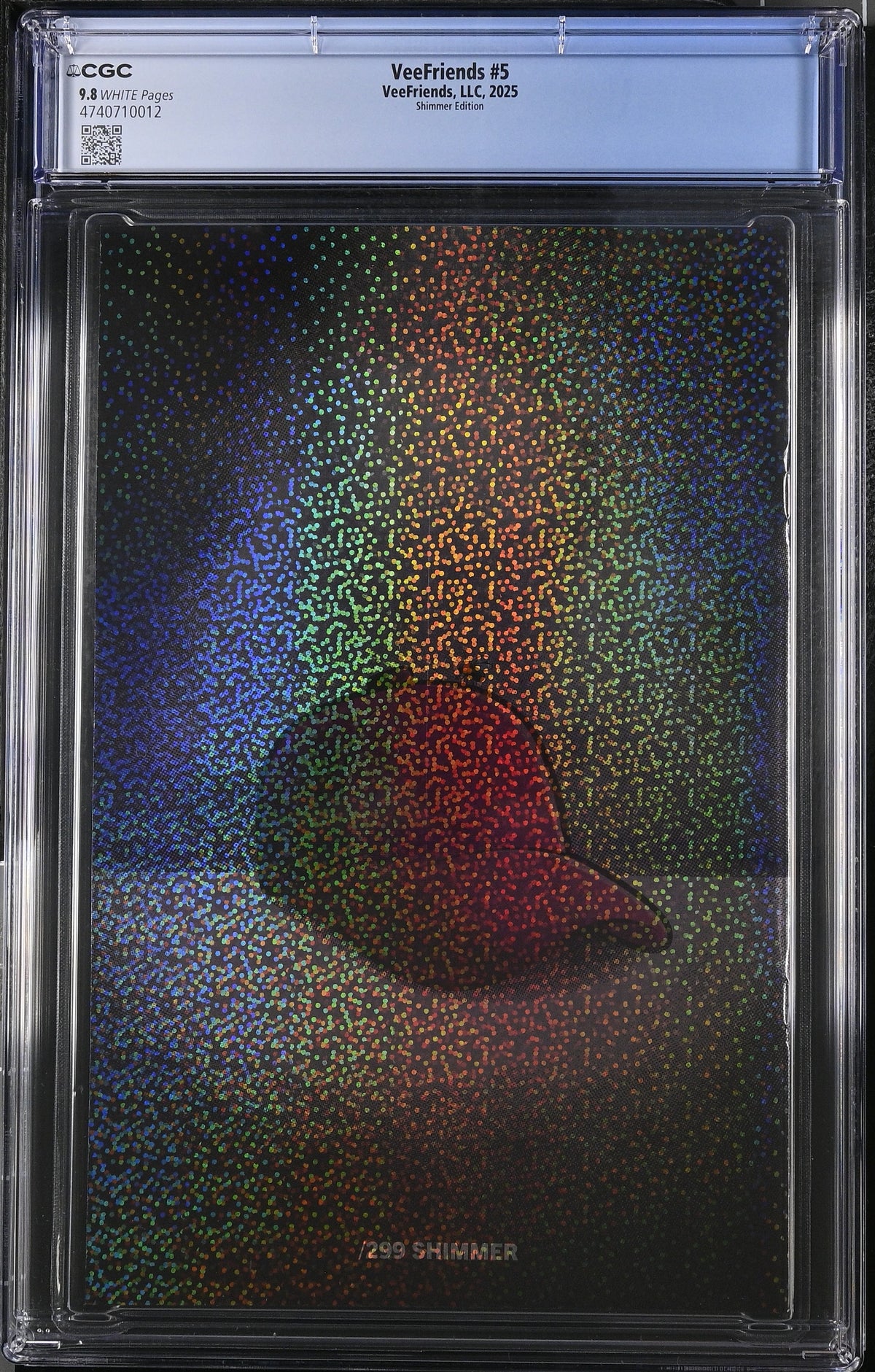 CGC Slab - 2025 VeeFriends #5 Motivated Monster Shimmer /299 [9.8] back
