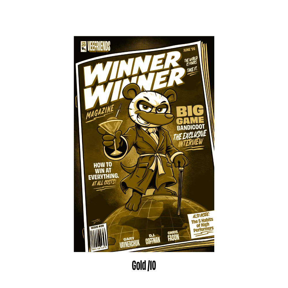 SERIES 1 - VeeFriends Comic Book #20: Big Game Bandicoot (Sealed Pack)