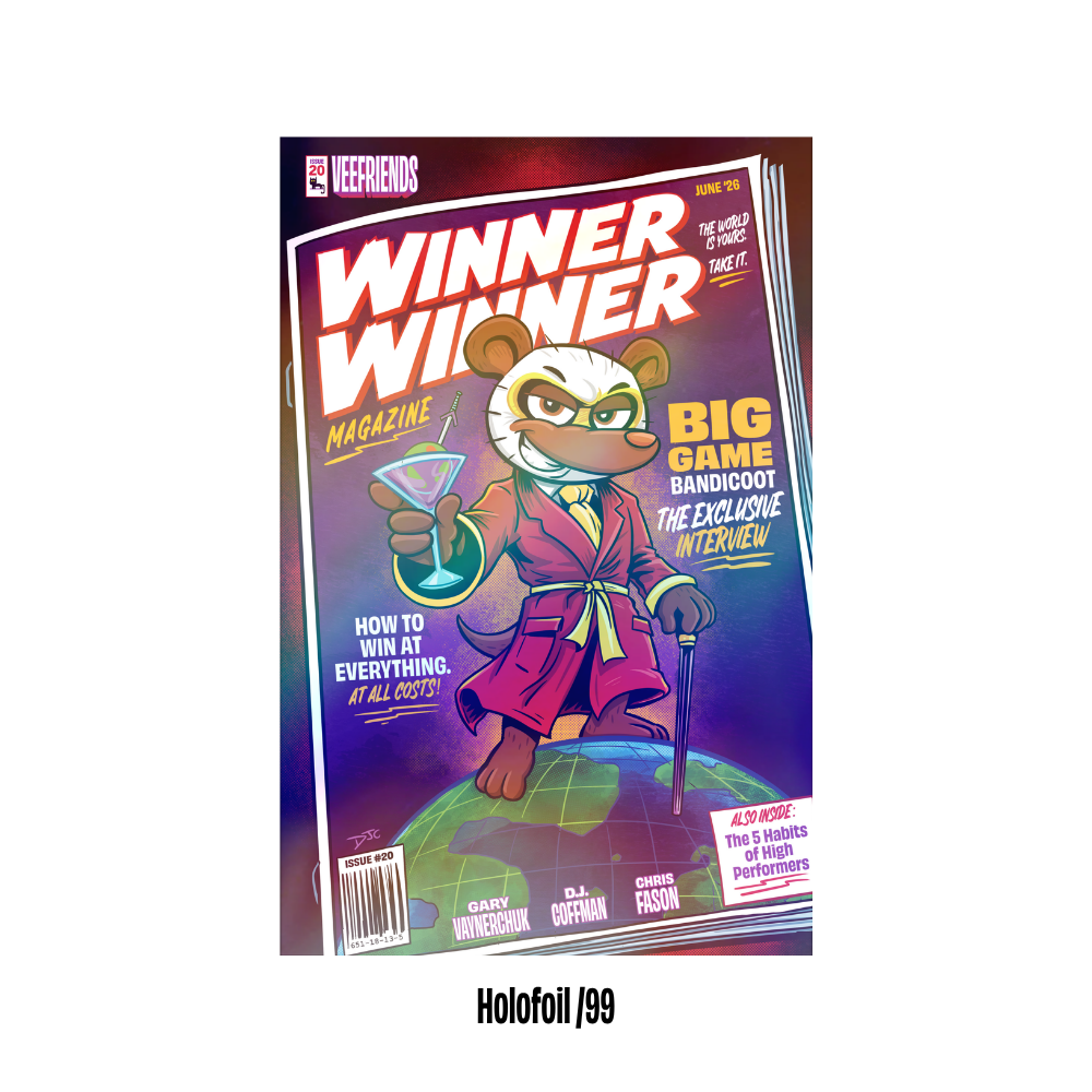 SERIES 1 - VeeFriends Comic Book #20: Big Game Bandicoot (Sealed Pack)