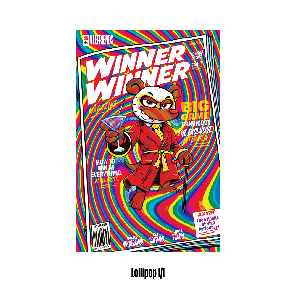 SERIES 1 - VeeFriends Comic Book #20: Big Game Bandicoot (Sealed Pack)