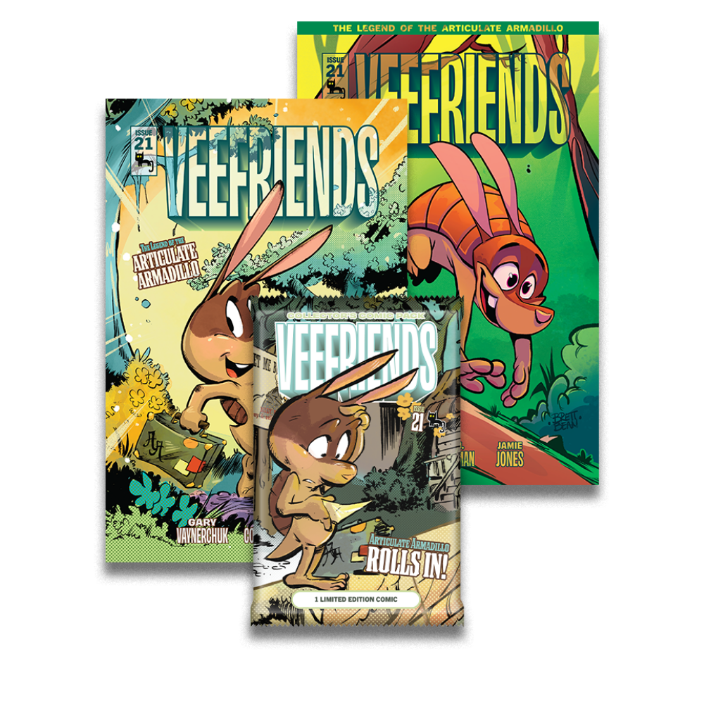 SERIES 1 - VeeFriends Comic Book #21: Articulate Armadillo (Sealed Pack)