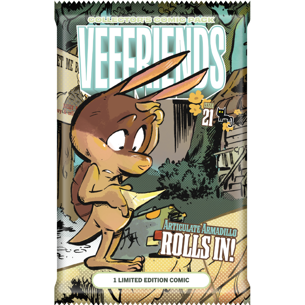 SERIES 1 - VeeFriends Comic Book #21: Articulate Armadillo (Sealed Pack)