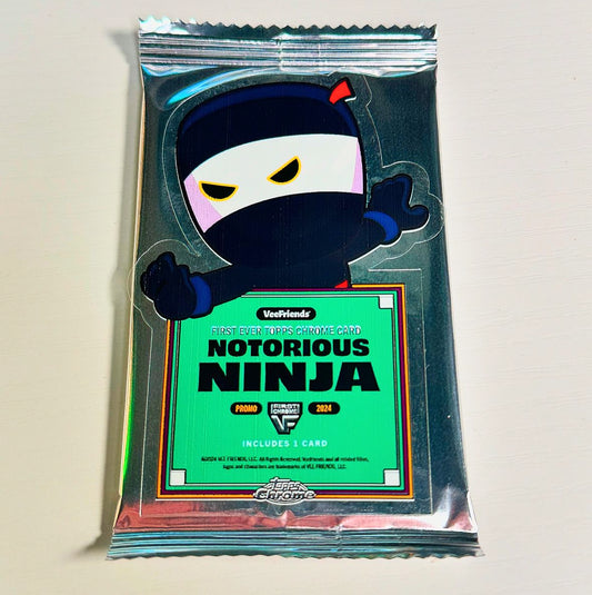 VeeFriends 2024 Topps Chrome Notorious Ninja Promo Pack (Series 2 Notorious Ninja Claim)