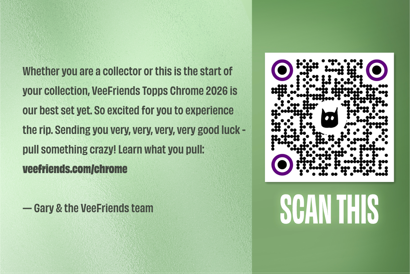 2026 Topps Chrome VeeFriends Insert Card