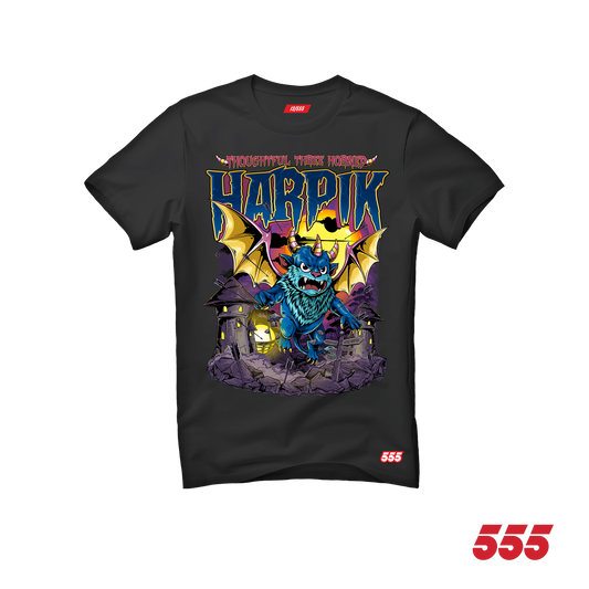 555 Tee - Thoughtful Three Horned Harpik - SOLD OUT