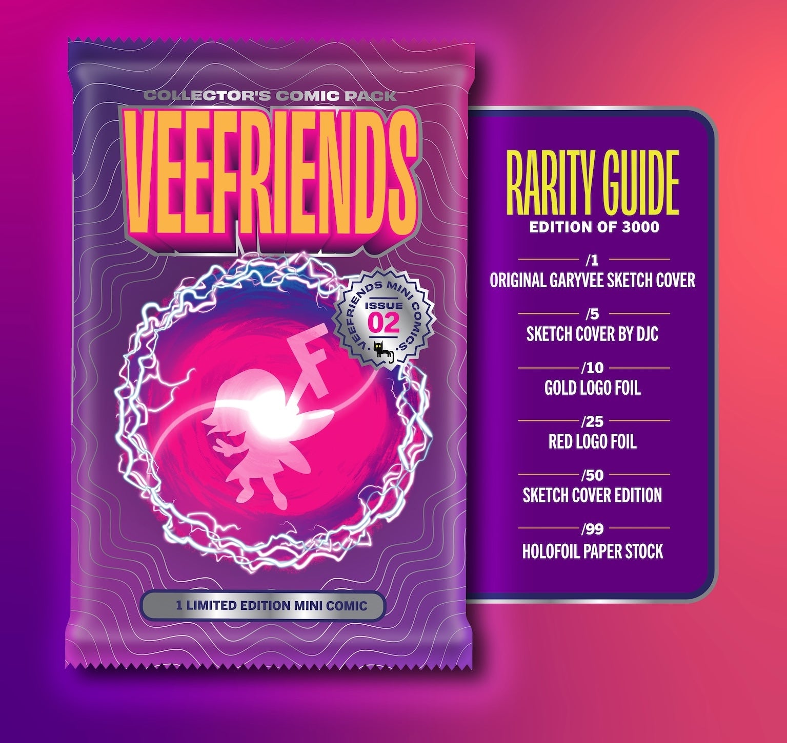 (SOLD OUT) VeeFriends #2 Comic Pack: The Origin Story of Fearless Fairy (Sealed)