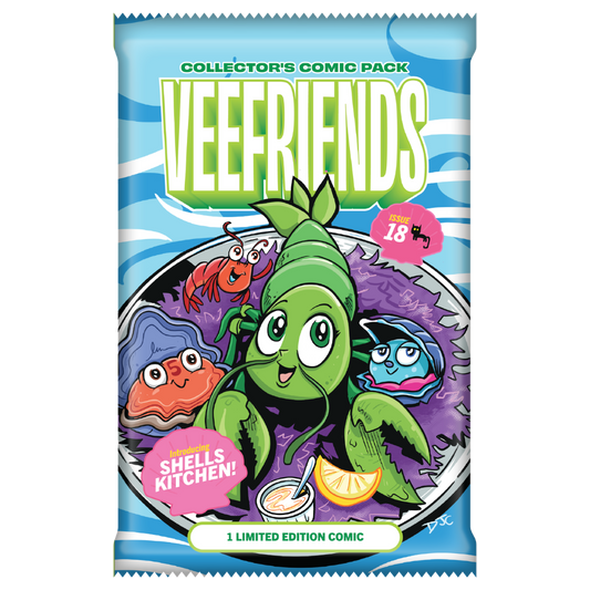 SOLD OUT - VeeFriends Comic Book #18: Shells Kitchen (Sealed Pack)