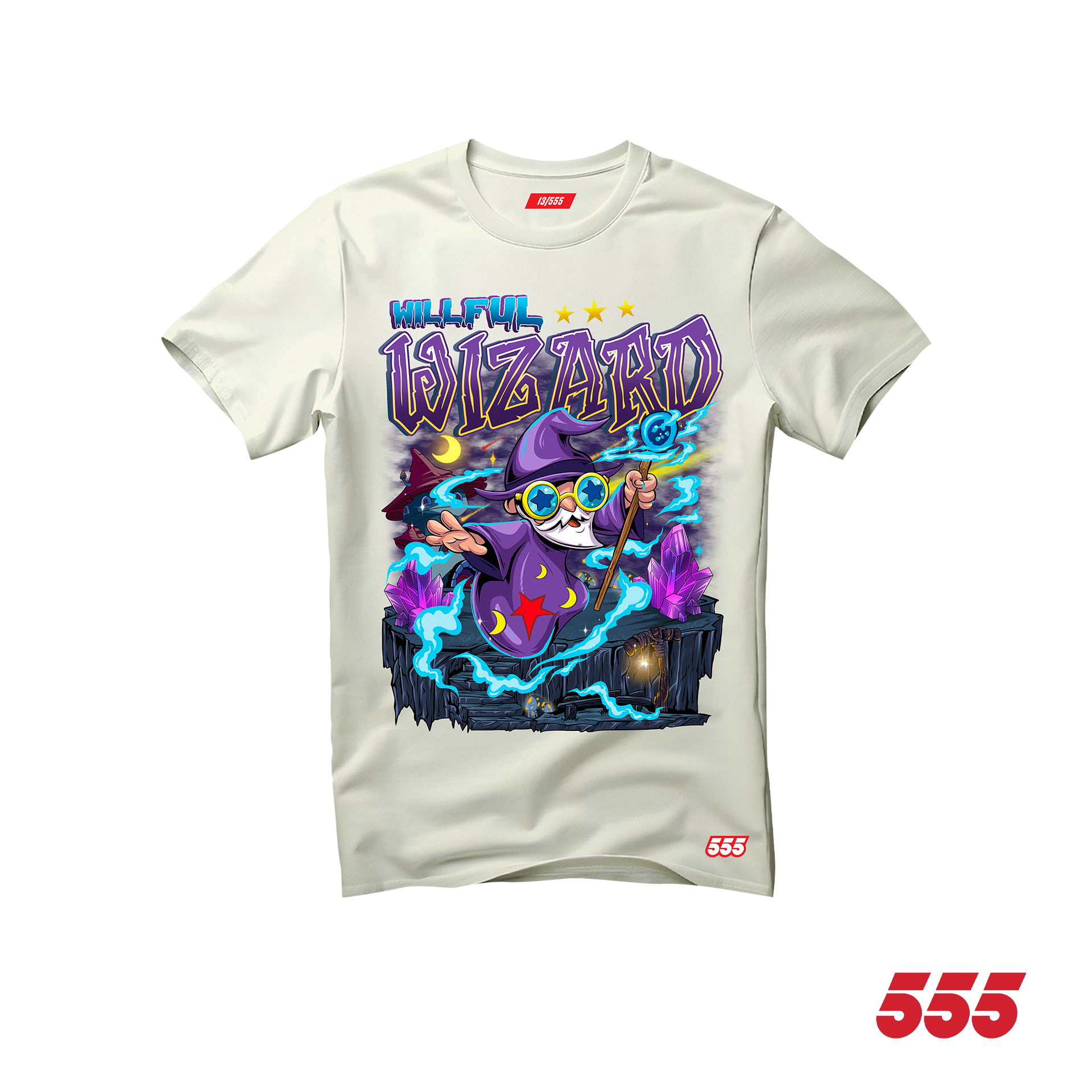 555 Willful Wizard Tee: Limited Edition /555 - SOLD OUT