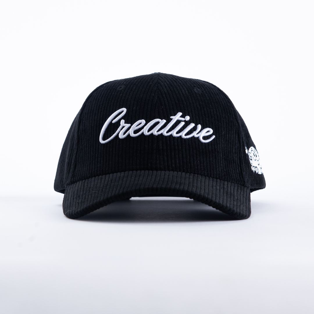 "Creative" Crab Cap in Coal Corduroy - SOLD OUT