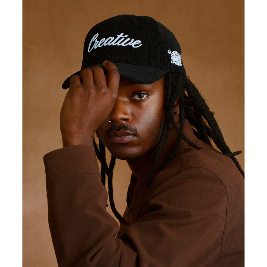 "Creative" Crab Cap in Coal Corduroy - SOLD OUT