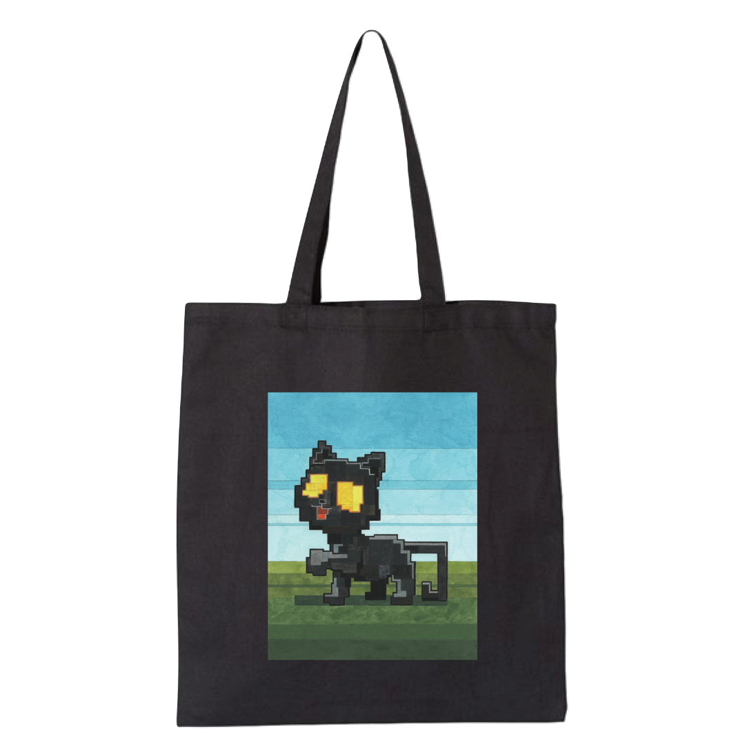 VeeFriends x Adam Lister Very, Very, Very, Very, Lucky Black Cat Tote Bag w/ Sticker Pack - SOLD OUT