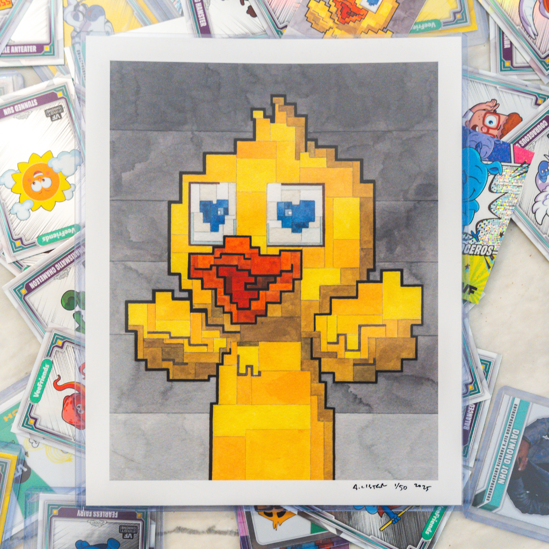 VeeFriends x Adam Lister Decisive Duck Art Print - SOLD OUT