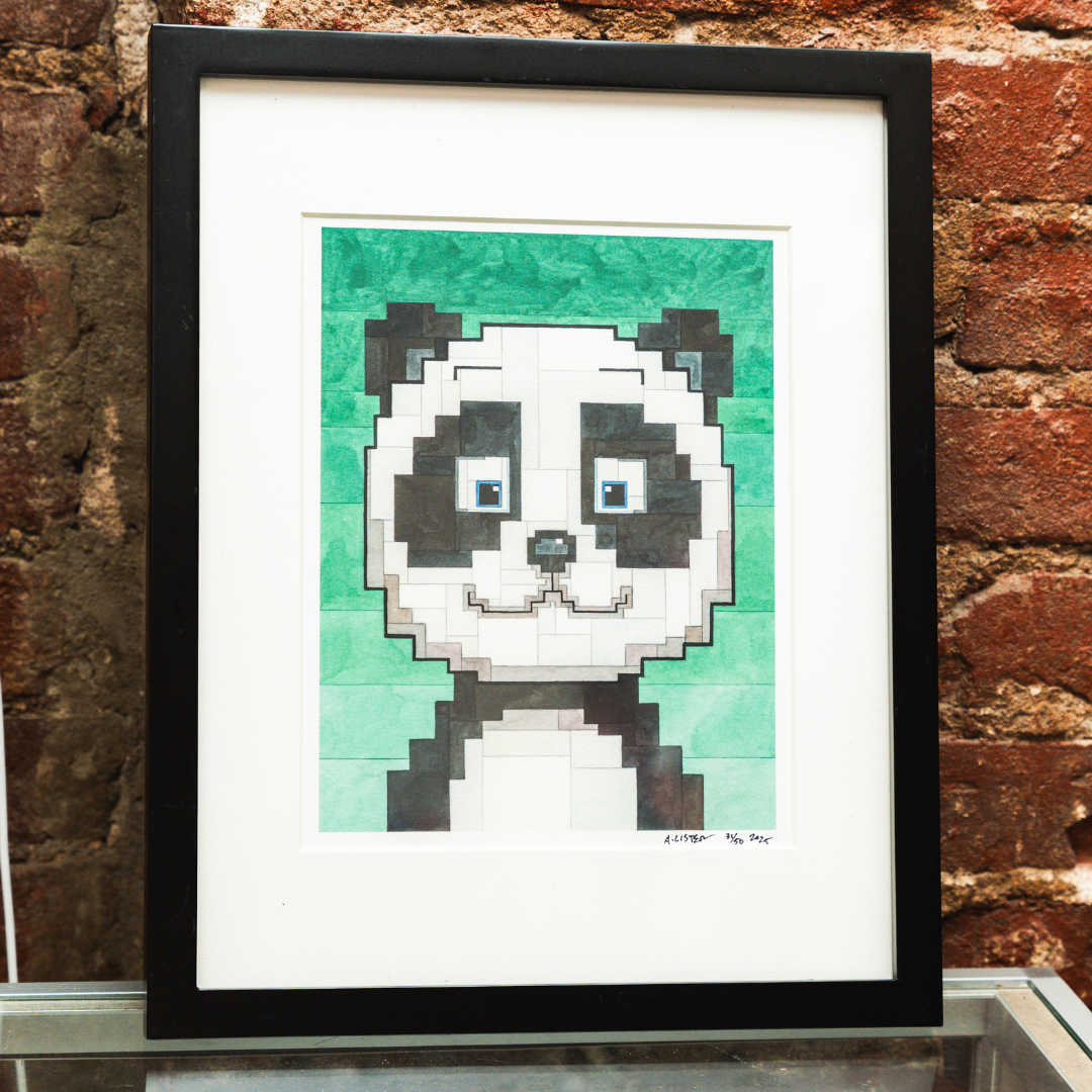 VeeFriends x Adam Lister Patient Panda Art Print - SOLD OUT
