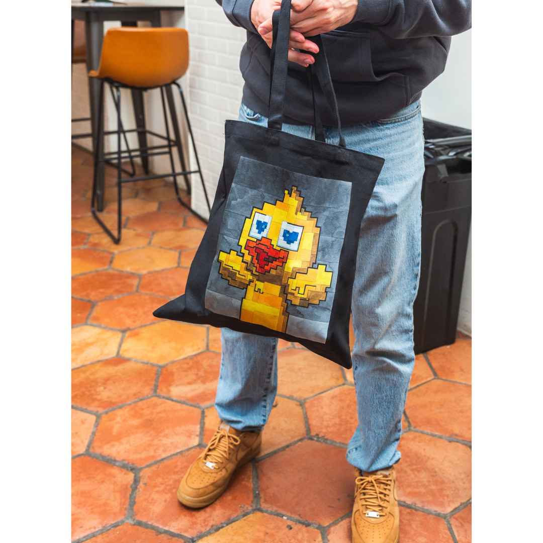 VeeFriends x Adam Lister Decisive Duck Tote Bag w/ Sticker Pack - SOLD OUT
