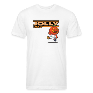 Jolly Jack-O Character Comfort Adult Tee - white