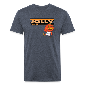 
            
                Load image into Gallery viewer, Jolly Jack-O Character Comfort Adult Tee - heather navy
            
        