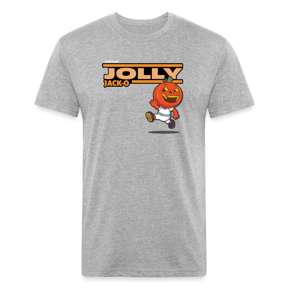 Jolly Jack-O Character Comfort Adult Tee - heather gray