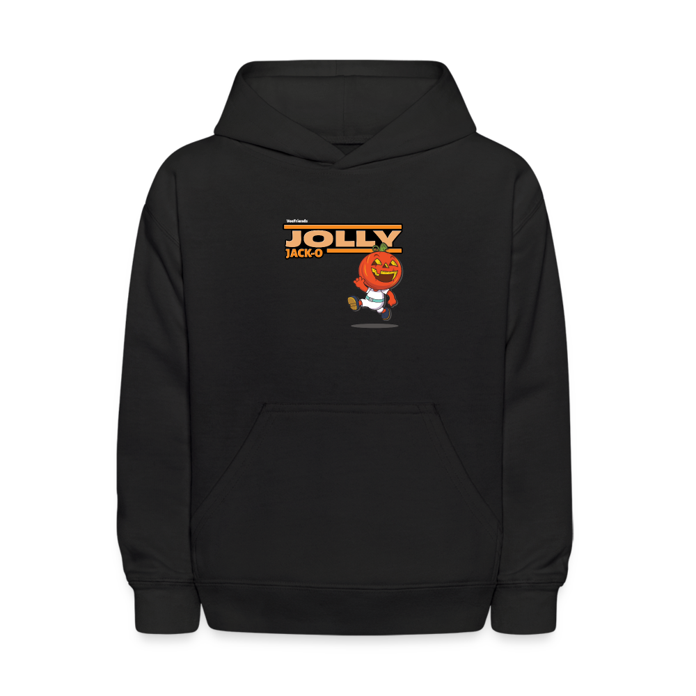 Jolly Jack-O Character Comfort Kids Hoodie - black