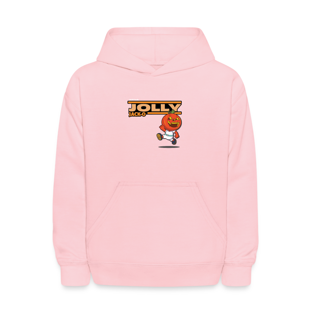 Jolly Jack-O Character Comfort Kids Hoodie - pink