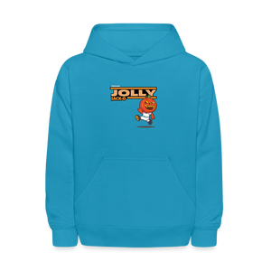 Jolly Jack-O Character Comfort Kids Hoodie - turquoise