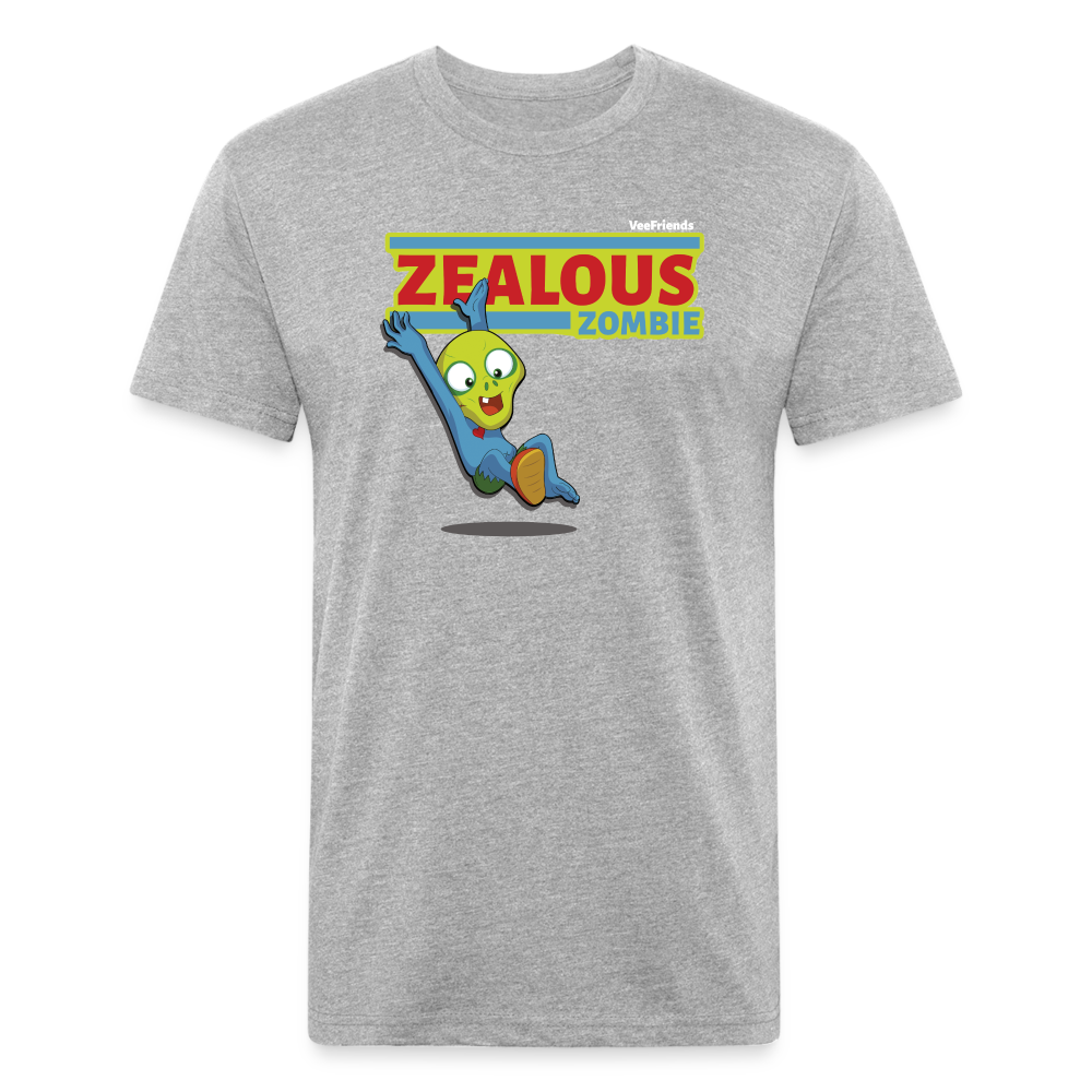 Zealous Zombie Character Comfort Adult Tee - heather gray