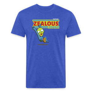 Zealous Zombie Character Comfort Adult Tee - heather royal