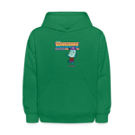 Motivated Monster Character Comfort Kids Hoodie - kelly green