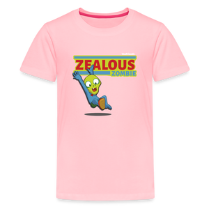 Zealous Zombie Character Comfort Kids Tee - pink