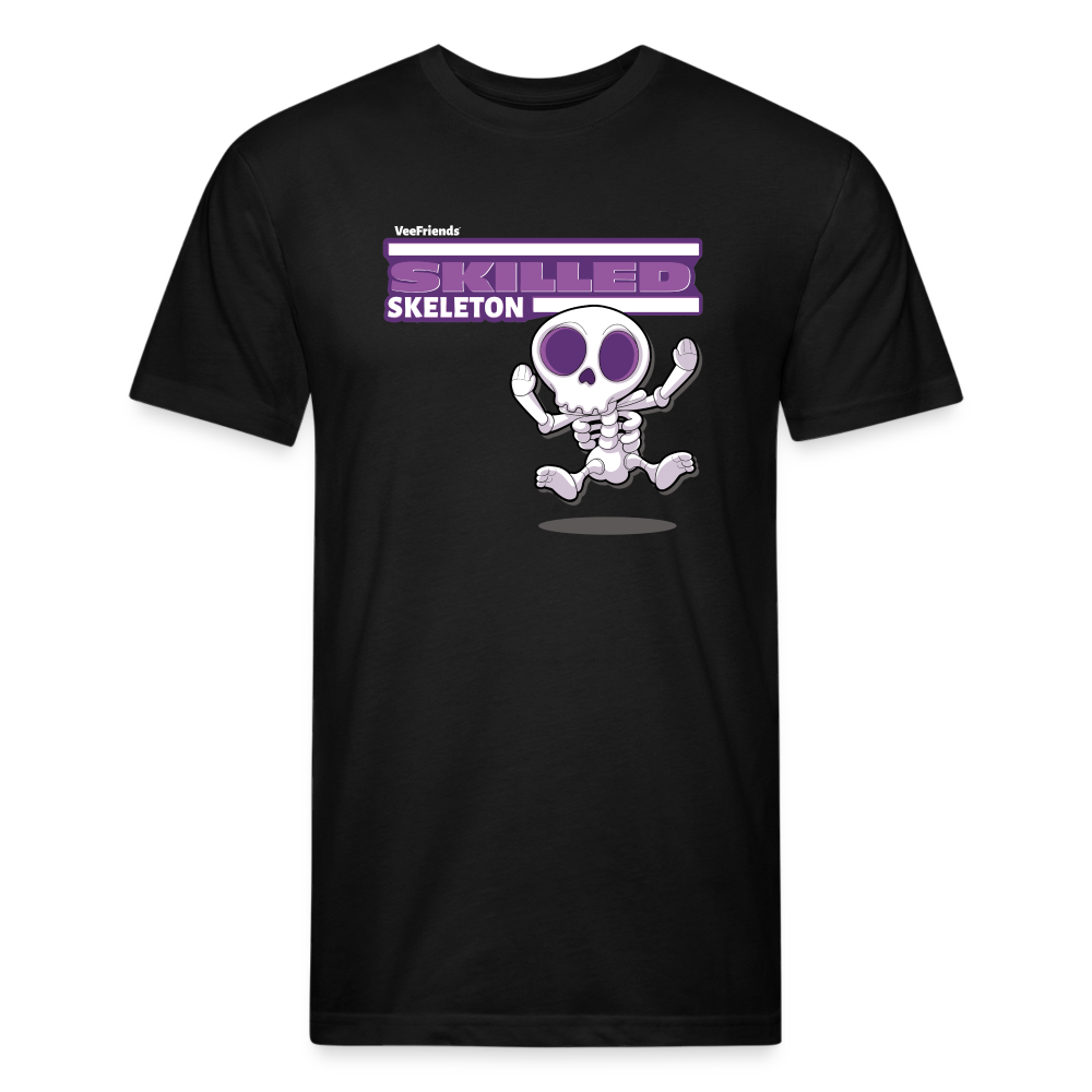 Skilled Skeleton Character Comfort Adult Tee - black