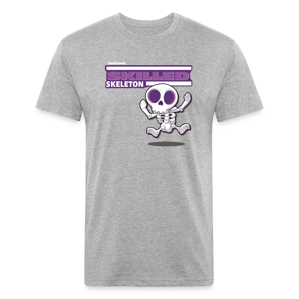 Skilled Skeleton Character Comfort Adult Tee - heather gray