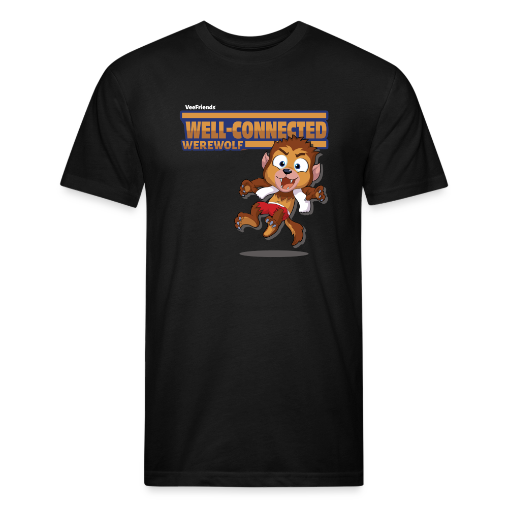 Well-Connected Werewolf Character Comfort Adult Tee - black