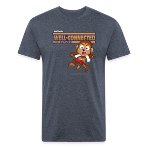 
            
                Load image into Gallery viewer, Well-Connected Werewolf Character Comfort Adult Tee - heather navy
            
        