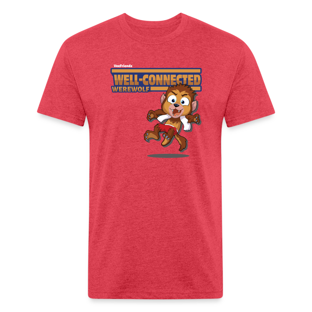 
            
                Load image into Gallery viewer, Well-Connected Werewolf Character Comfort Adult Tee - heather red
            
        