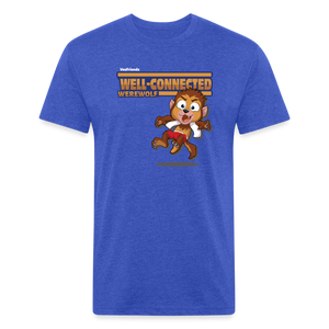 Well-Connected Werewolf Character Comfort Adult Tee - heather royal