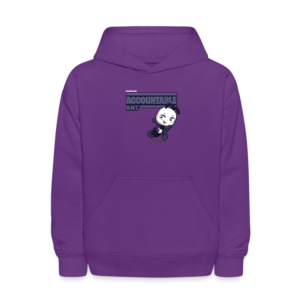 
            
                Load image into Gallery viewer, Accountable Ant Character Comfort Kids Hoodie - purple
            
        