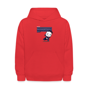 Accountable Ant Character Comfort Kids Hoodie - red