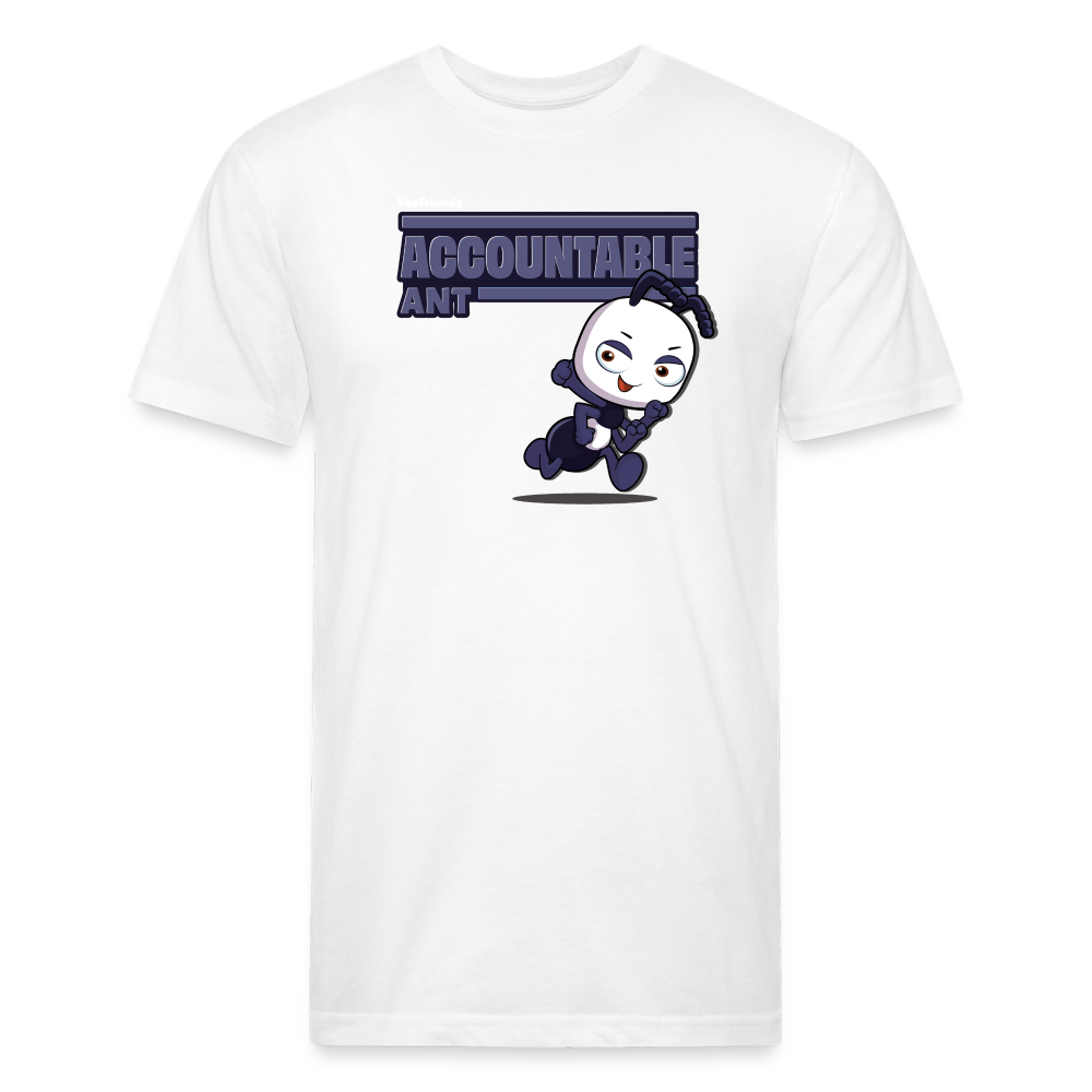 Accountable Ant Character Comfort Adult Tee - white