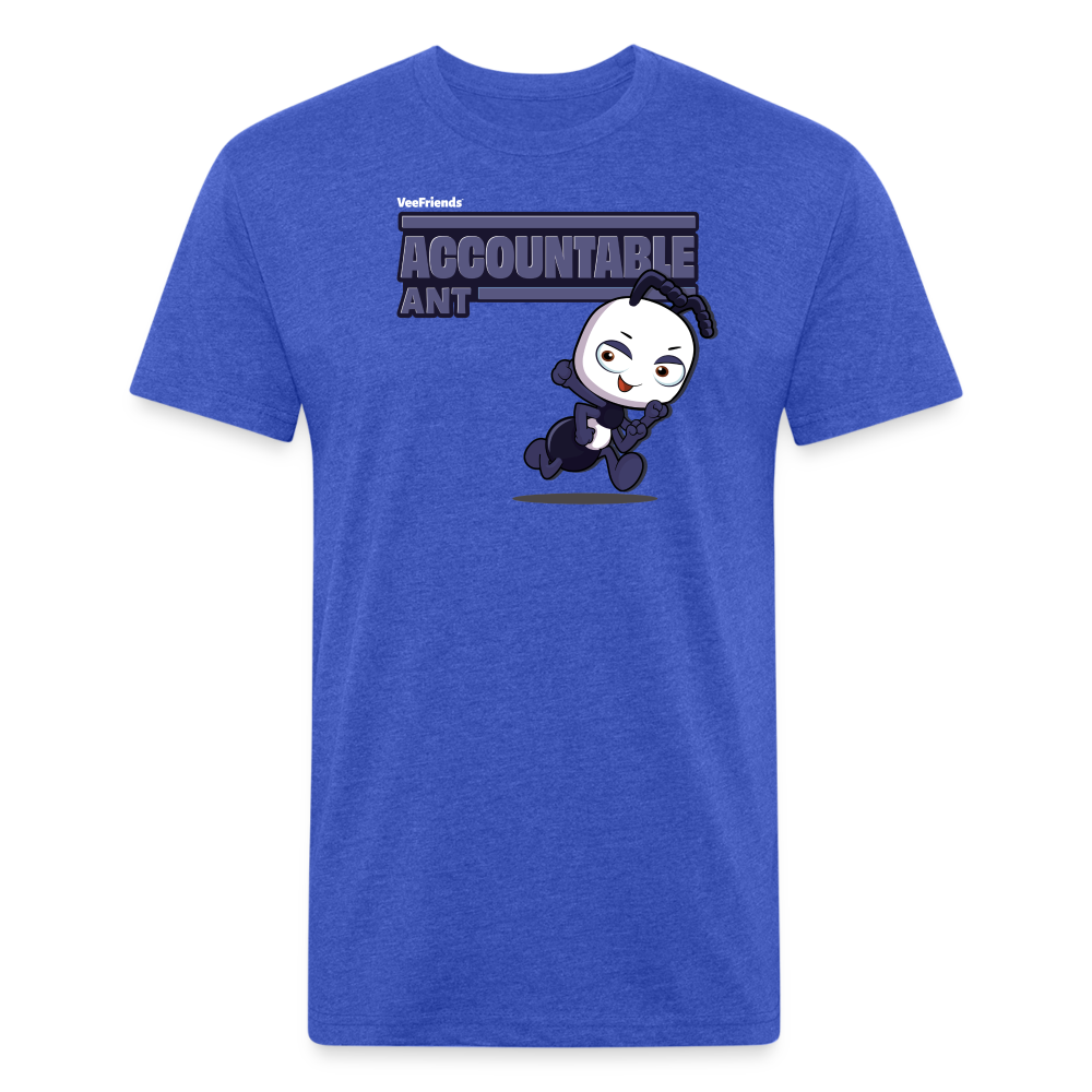 Accountable Ant Character Comfort Adult Tee - heather royal