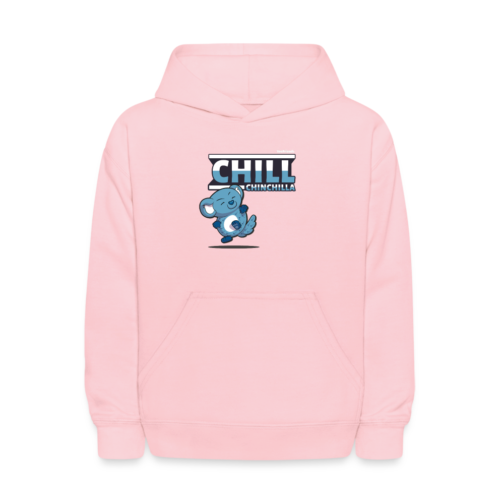 Chill Chinchilla Character Comfort Kids Hoodie - pink