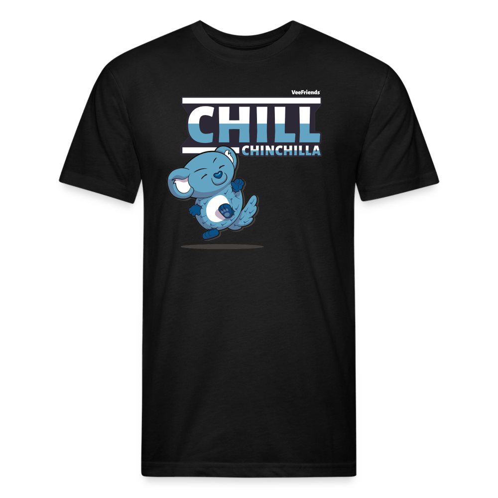 Chill Chinchilla Character Comfort Adult Tee - black