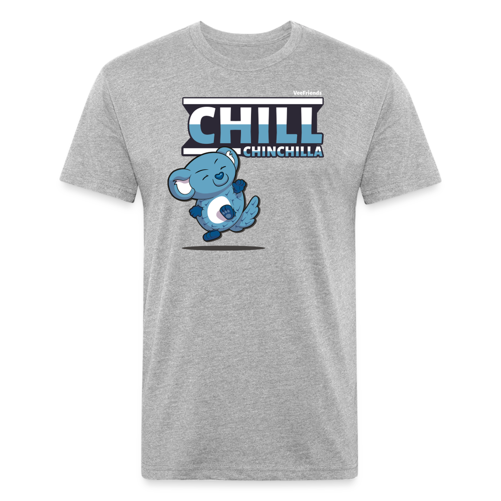 Chill Chinchilla Character Comfort Adult Tee - heather gray