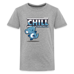 Chill Chinchilla Character Comfort Kids Tee - heather gray