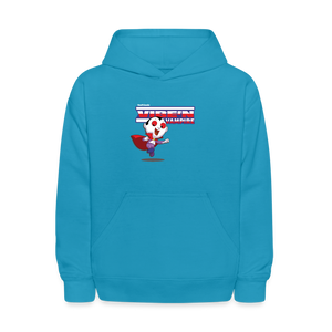 Vibe’n Vampire Character Comfort Kids Hoodie - turquoise