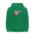 Vibe’n Vampire Character Comfort Kids Hoodie - kelly green