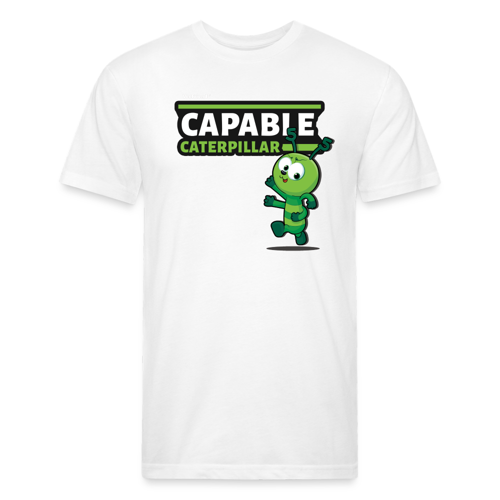 
            
                Load image into Gallery viewer, Capable Caterpillar Character Comfort Adult Tee - white
            
        