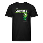 Capable Caterpillar Character Comfort Adult Tee - black