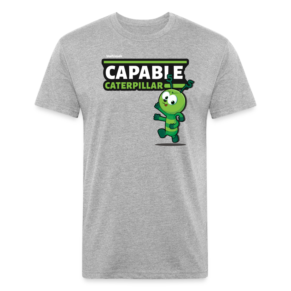 Capable Caterpillar Character Comfort Adult Tee - heather gray