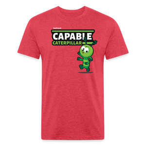 
            
                Load image into Gallery viewer, Capable Caterpillar Character Comfort Adult Tee - heather red
            
        